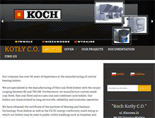 Tablet Screenshot of kotlykoch.pl